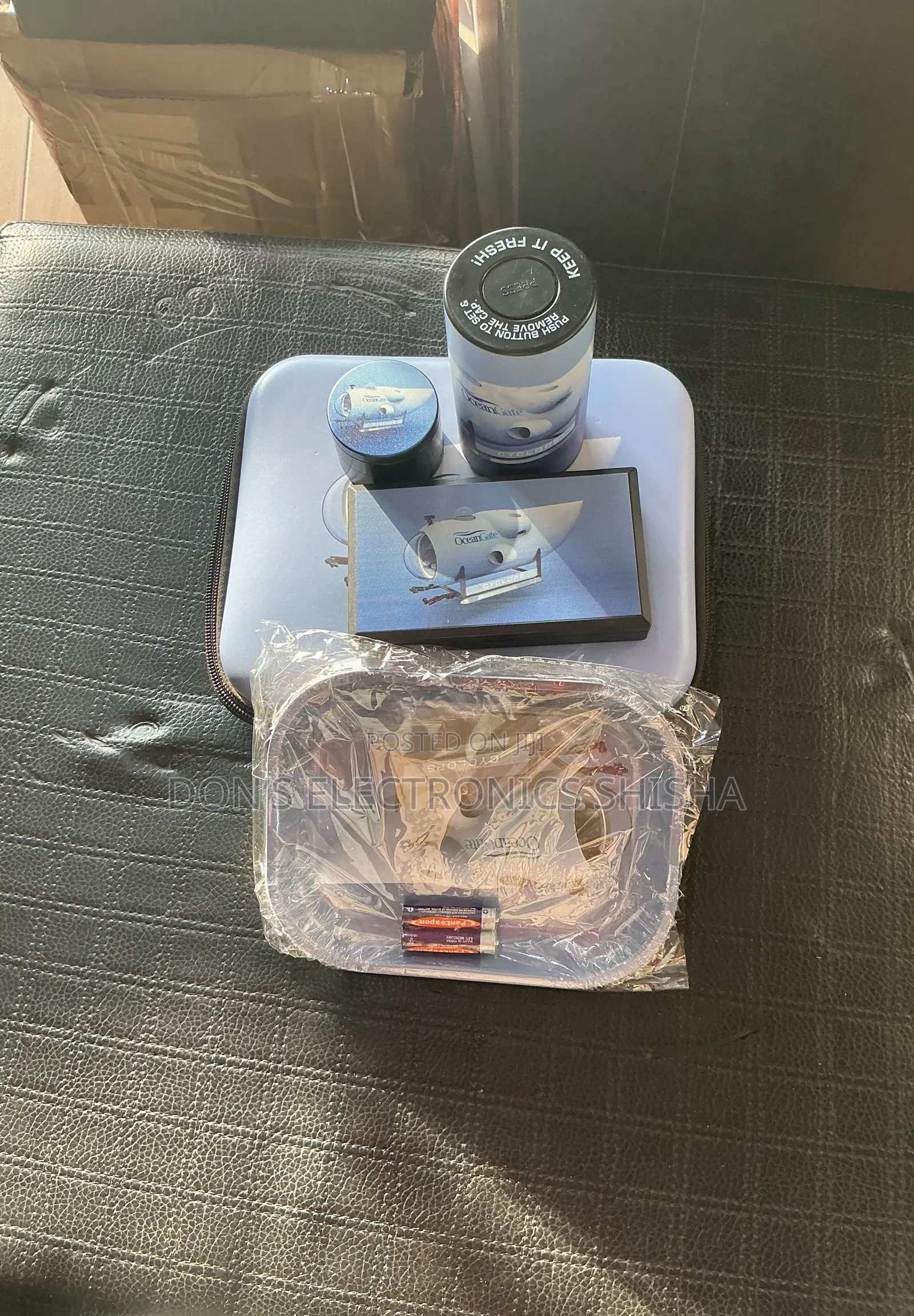 Smoke Set - Rolling Tray, Grinder, Pipe Ashtray