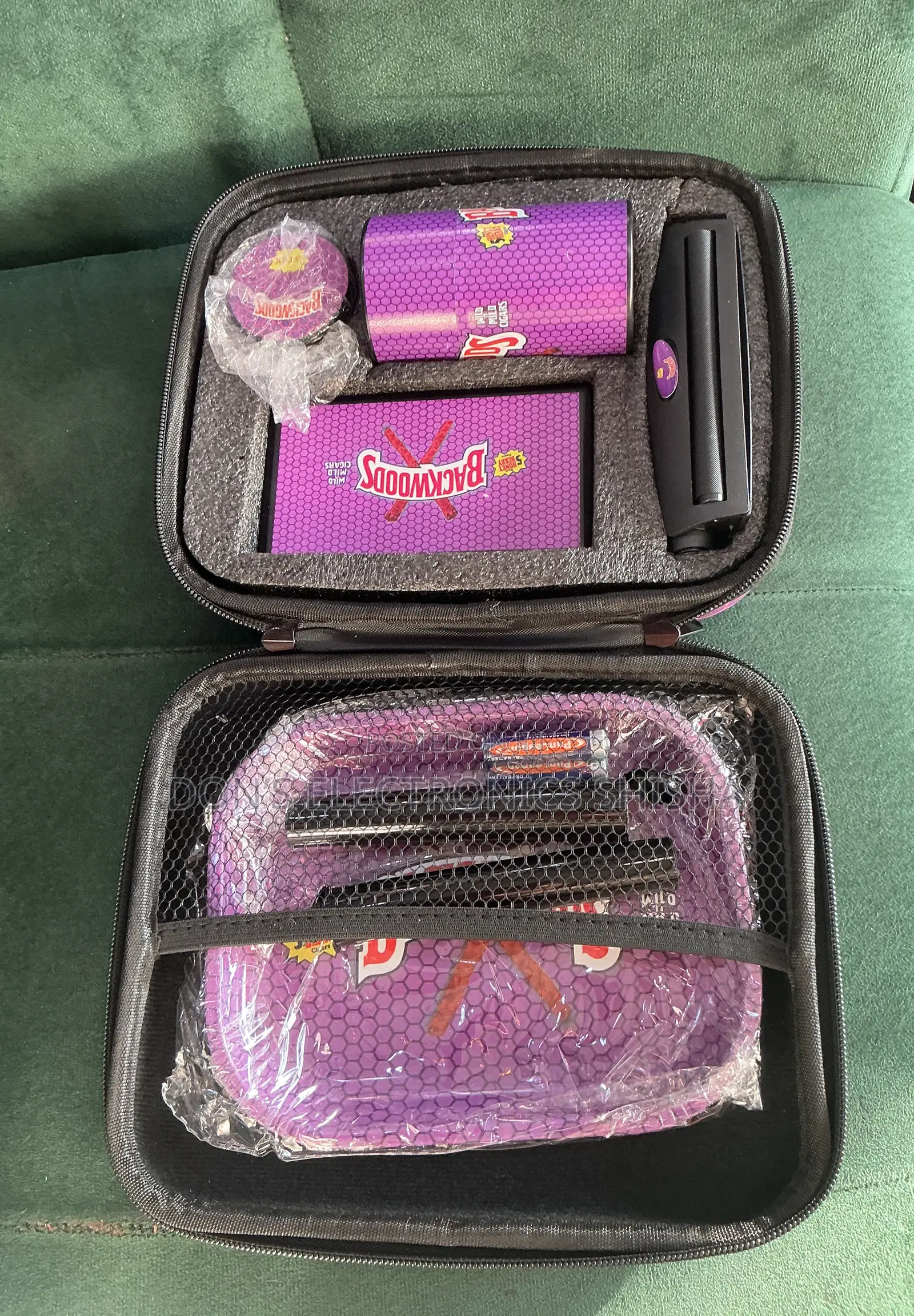 Smoke Set - Rolling Tray, Grinder, Pipe Ashtray