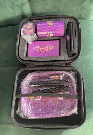 Smoke Set - Rolling Tray, Grinder, Pipe Ashtray