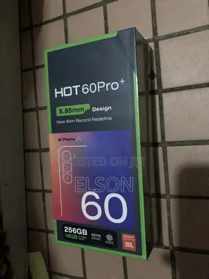 New Infinix Hot 60 Pro+ 256 GB Black