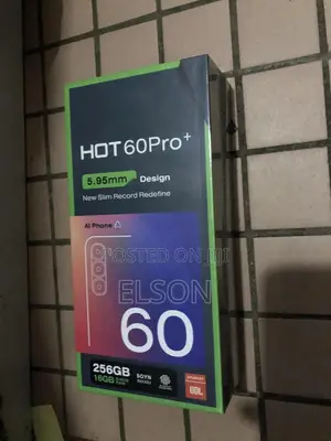 New Infinix Hot 60 Pro+ 256 GB Black