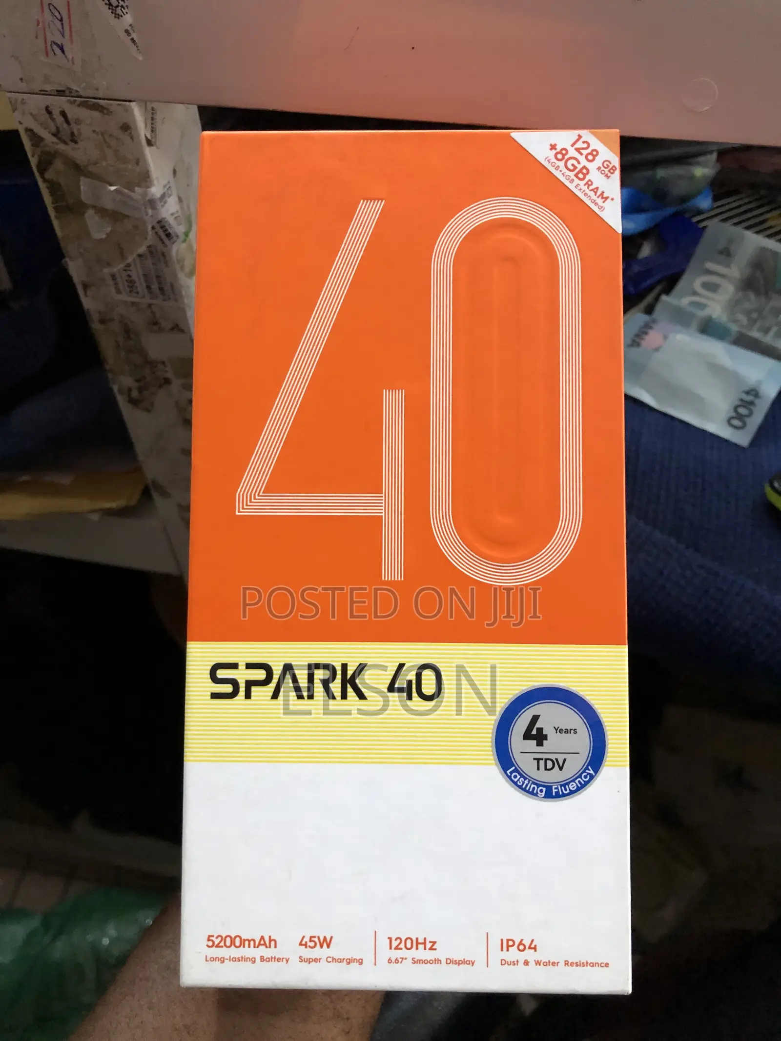 New Tecno Spark 40 256 GB Black