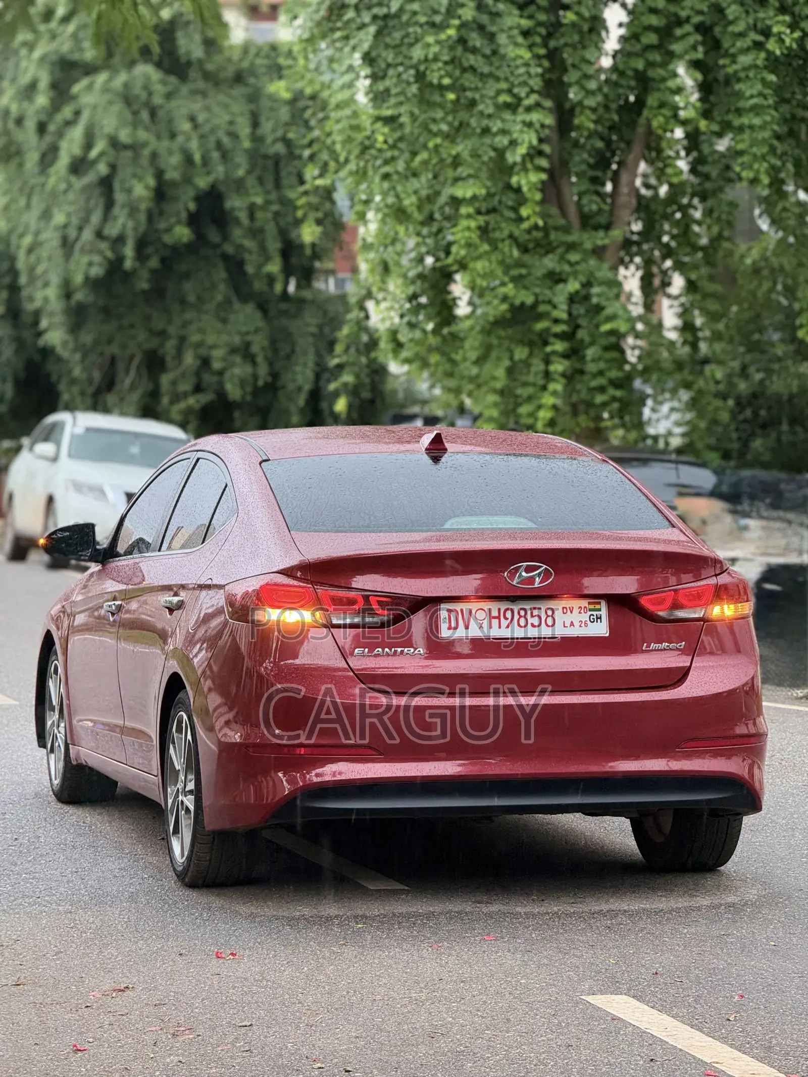 Hyundai Elantra Limited Sedan FWD (2.0L 4cyl 6A) 2017 Red
