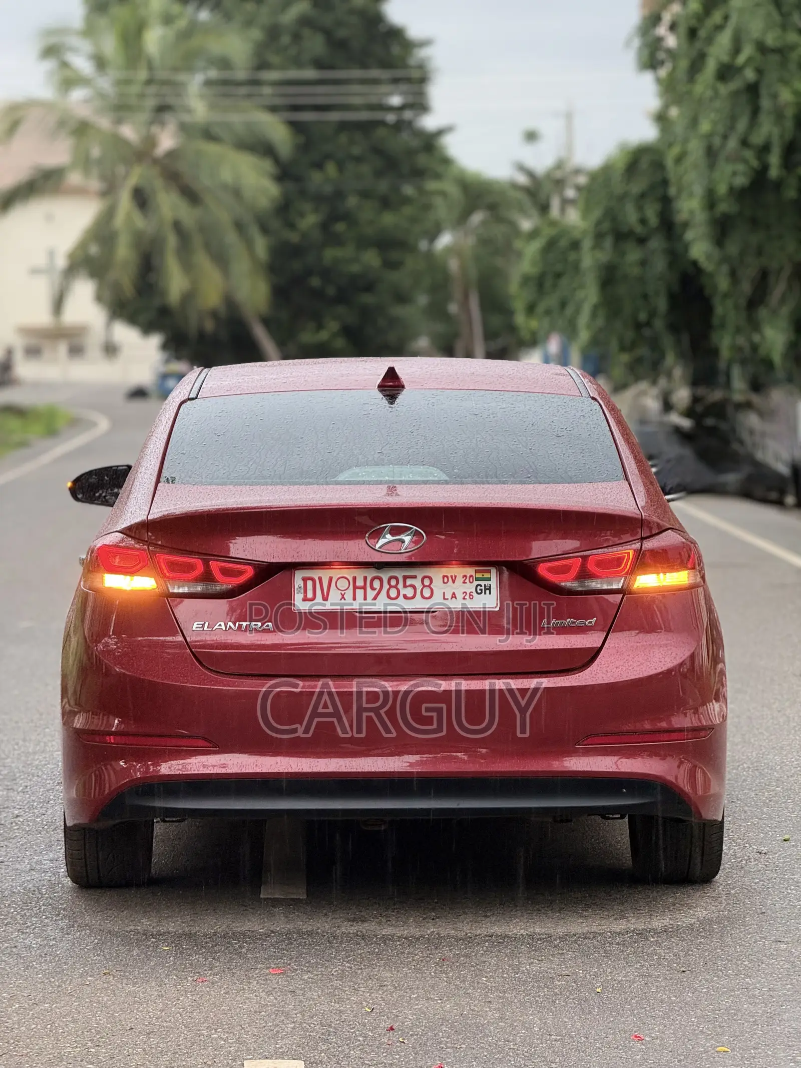 Hyundai Elantra Limited Sedan FWD (2.0L 4cyl 6A) 2017 Red