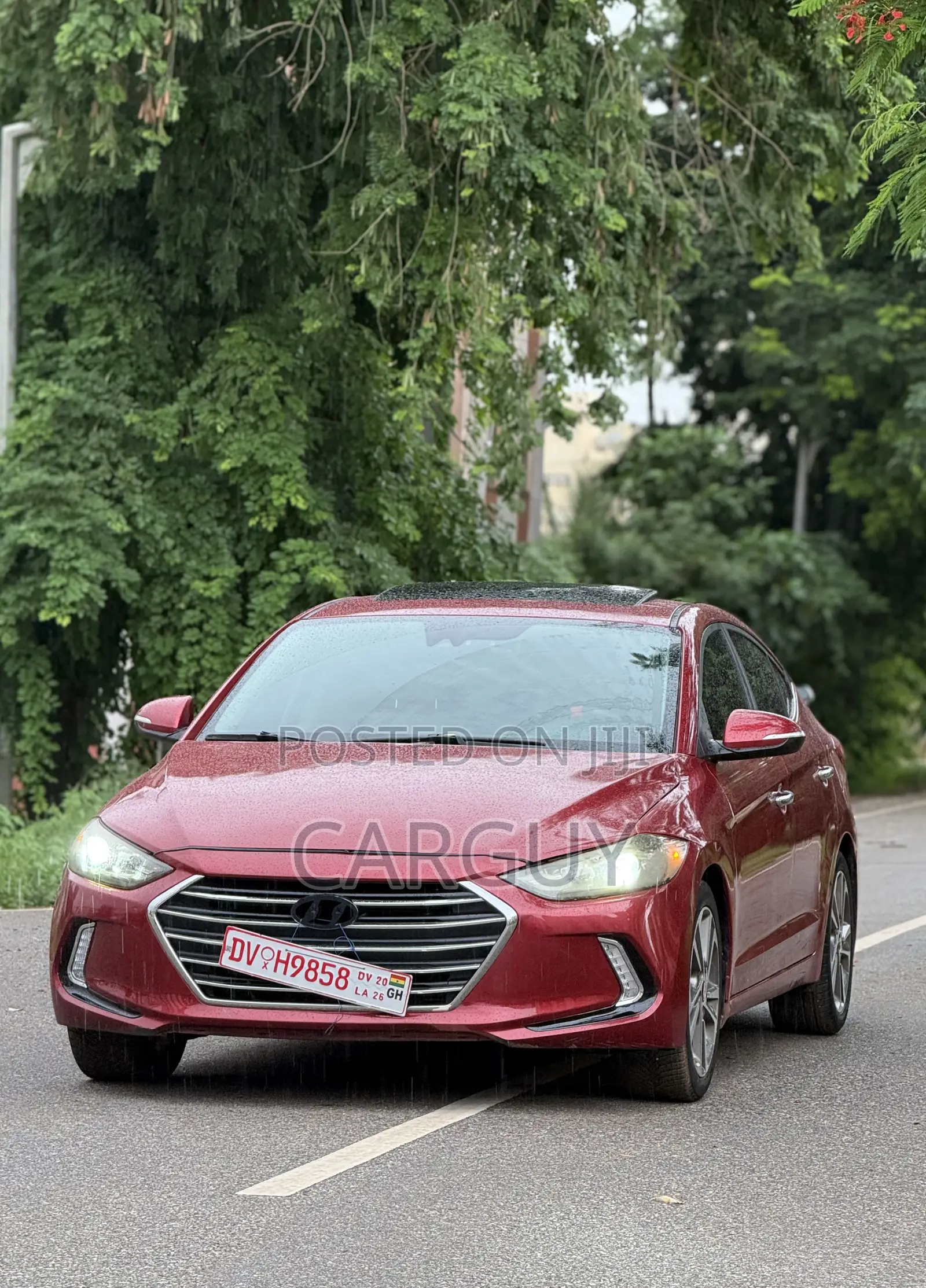 Hyundai Elantra Limited Sedan FWD (2.0L 4cyl 6A) 2017 Red