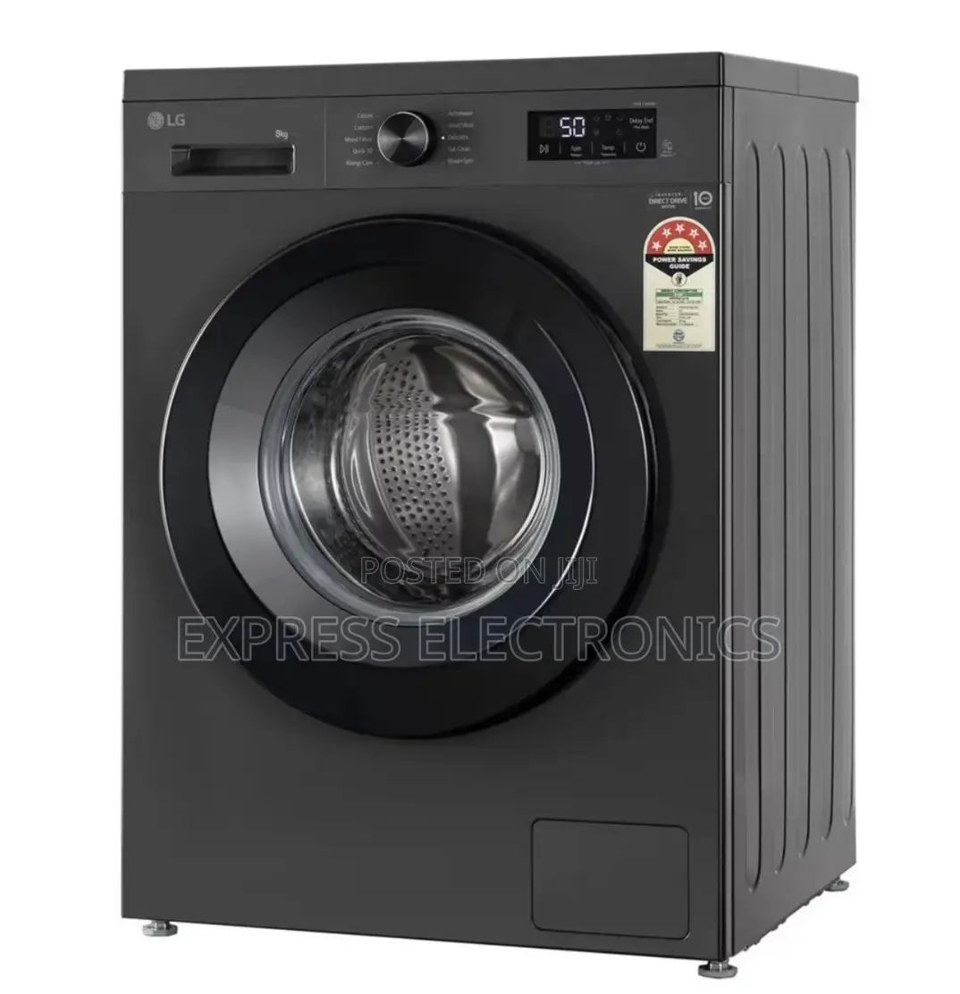 Limited Stock Lg Wm Front Load Washing Machine 8kg