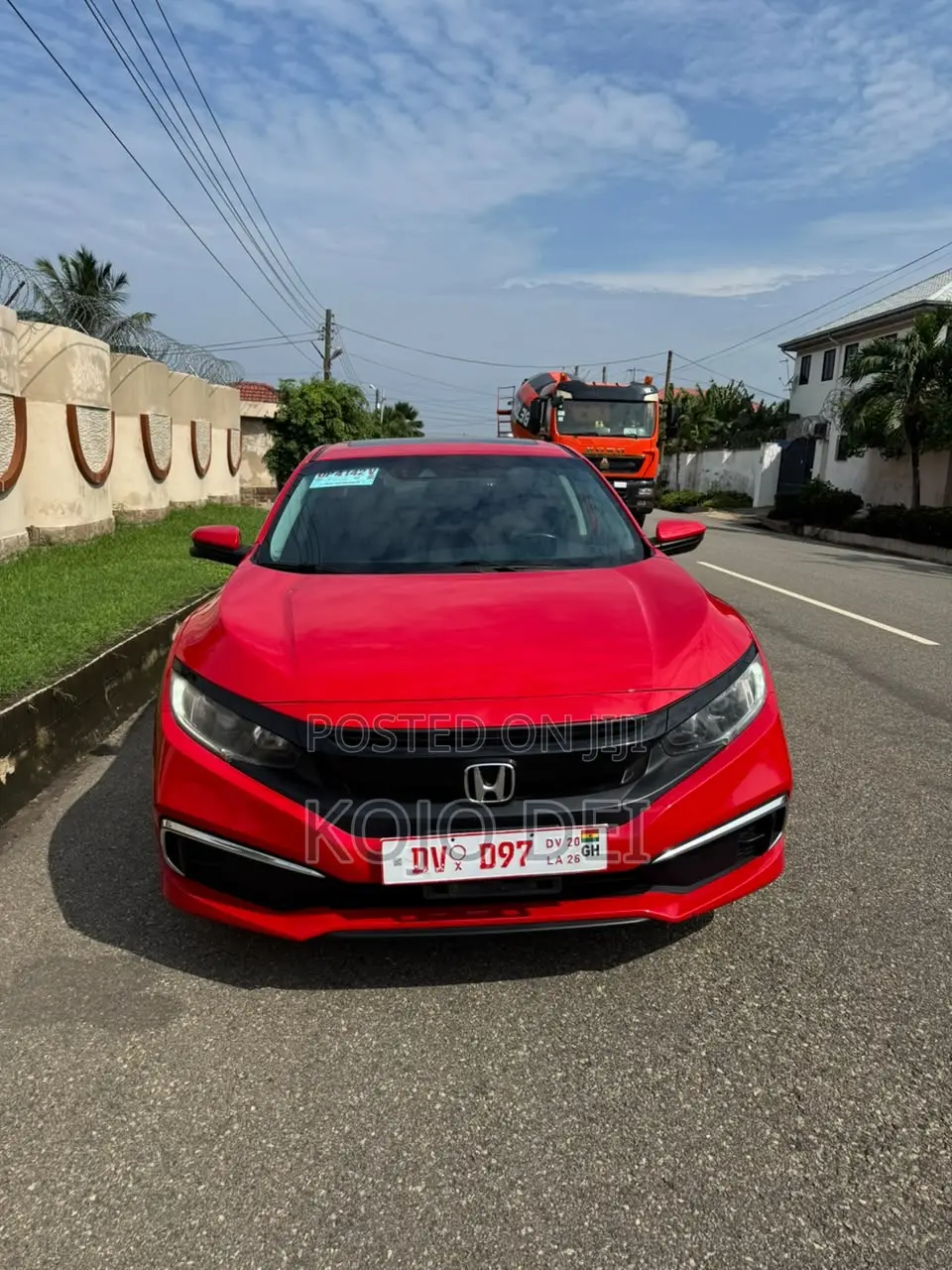 Honda Civic EX Sedan 2019 Red