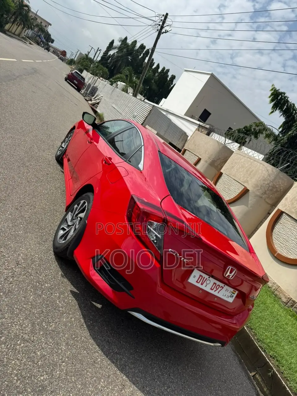 Honda Civic EX Sedan 2019 Red