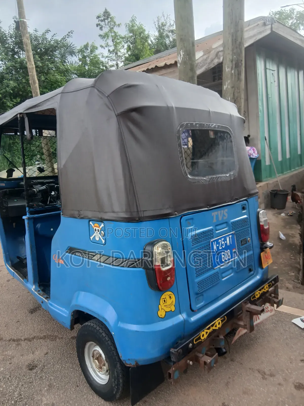TVS King Deluxe Plus iTouch Start 2025 Blue
