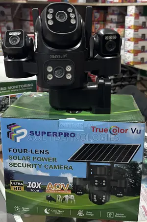 4g Solar Camera Superpro 4 Lens 20mp Solar Powered With 10x Zoom