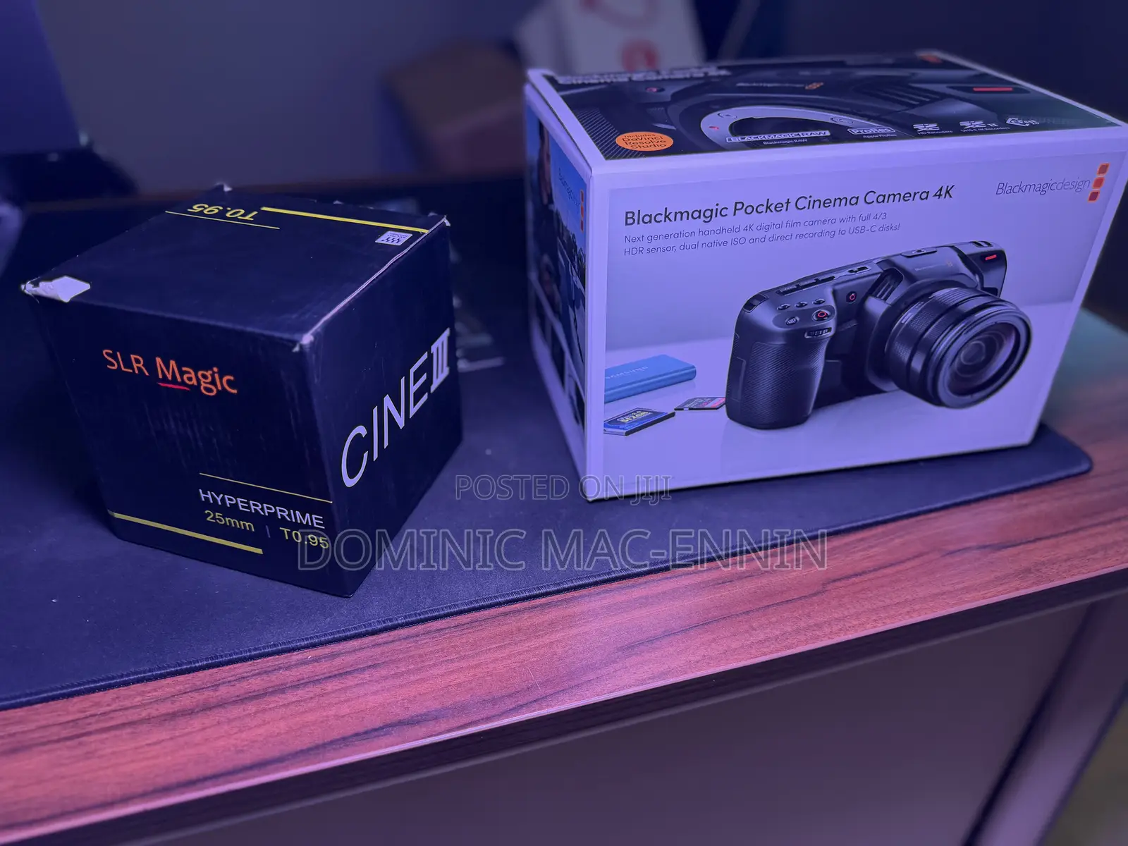 Black Magic Pocket Cinema Camera + SLR 25mm Lens + Media Kit