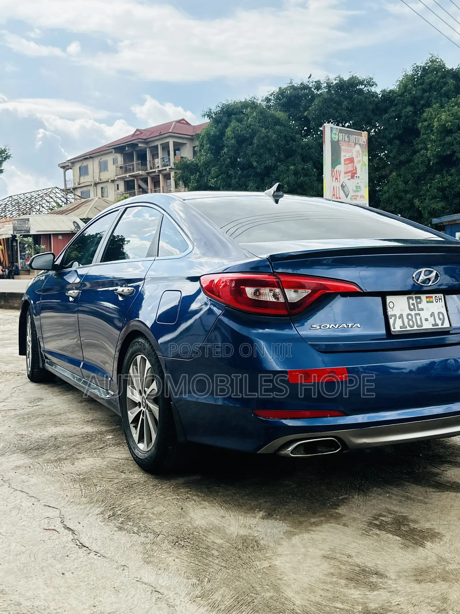 Hyundai Sonata Sport 4dr Sedan (2.4L 4cyl 6A) 2015 Blue