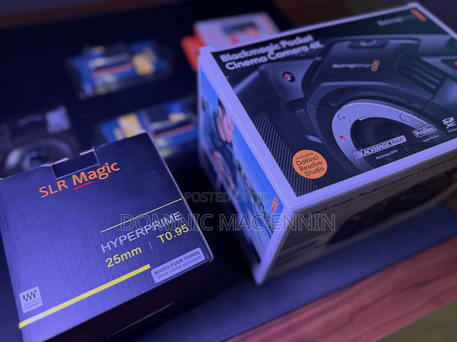 Black Magic Pocket Cinema Camera + SLR 25mm Lens + Media Kit