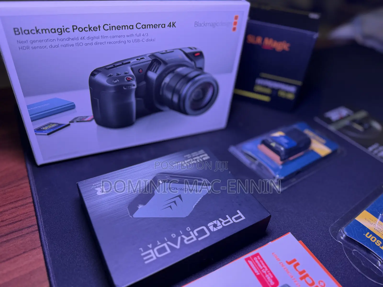 Black Magic Pocket Cinema Camera + SLR 25mm Lens + Media Kit