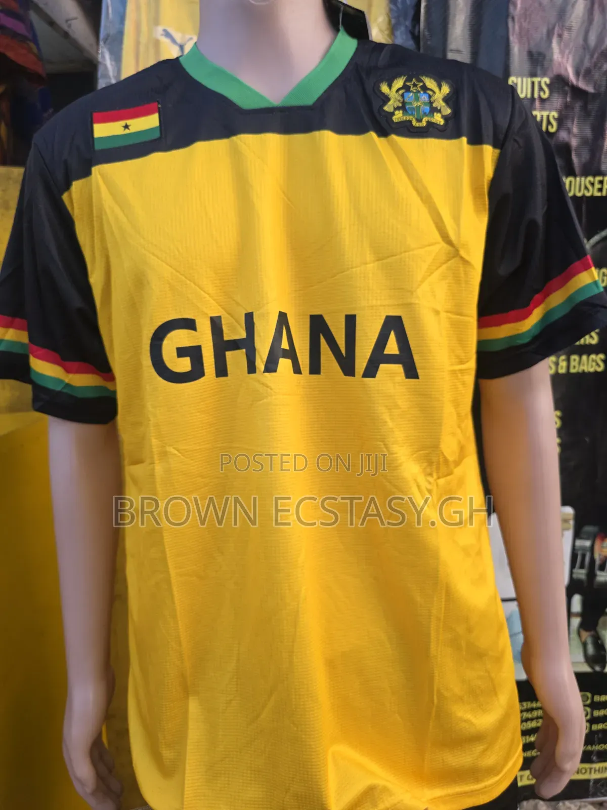 Ghana Classic Jersey (Swipe for the Inverted Design)