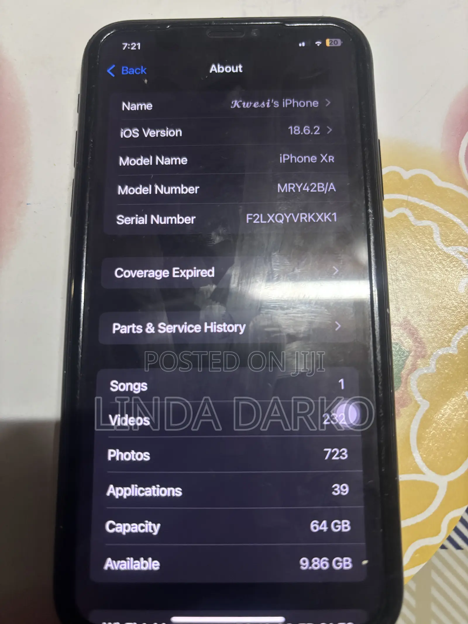 Apple iPhone XR 64 GB Black