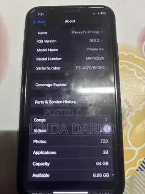 Apple iPhone XR 64 GB Black