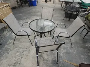 Outdoor Table With 4 Chairs Leisure Set (5-Piece Patio Dining Set)5127