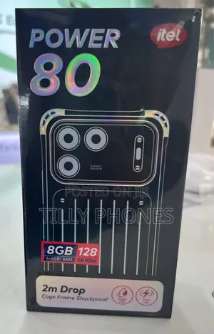 New Itel Power 70 128 GB Black