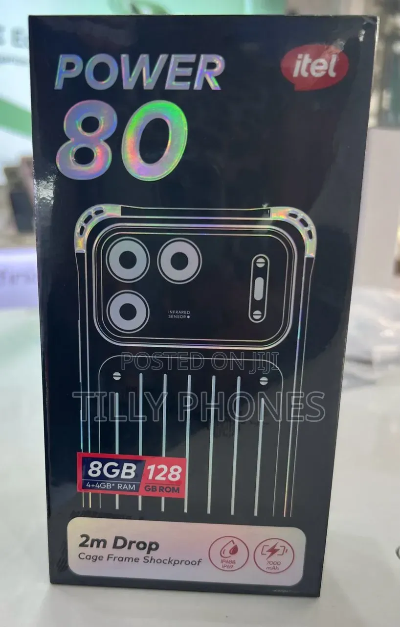 New Itel Power 70 128 GB Black