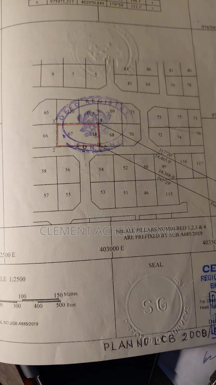 2plots Of Leased Land For Sale At Fiapre , Sunyani Closed To Cath Uni