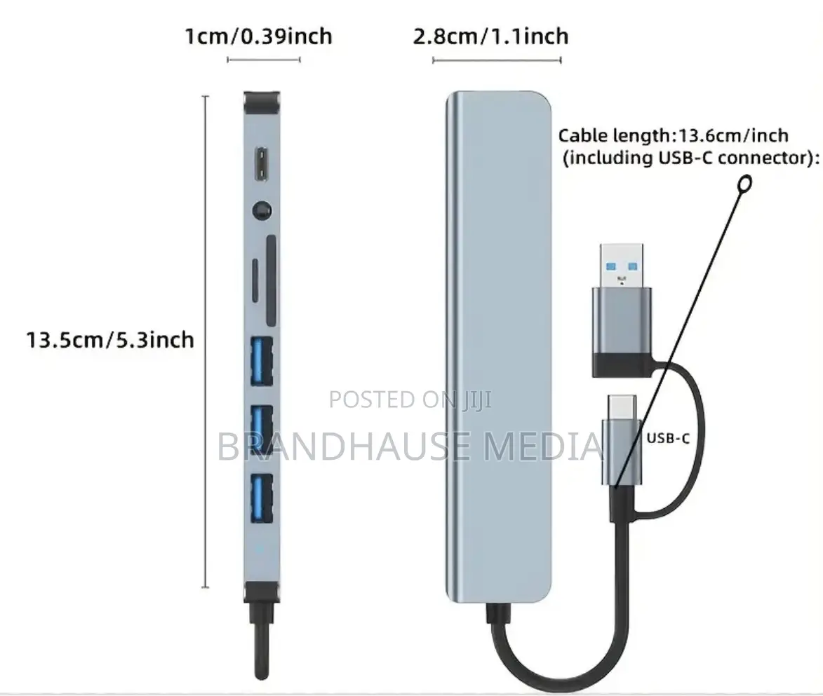 8-in-1 Hub, Usb Type-C Port