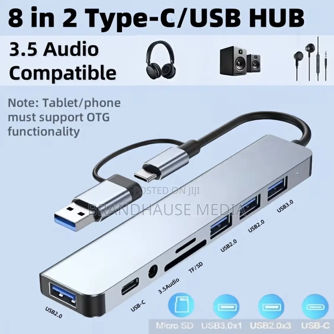 8-in-1 Hub, Usb Type-C Port