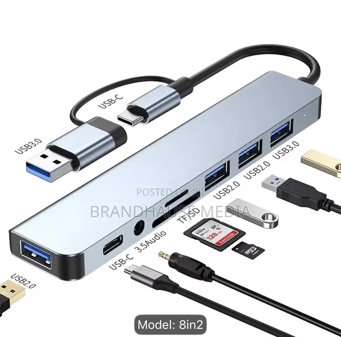8-in-1 Hub, Usb Type-C Port