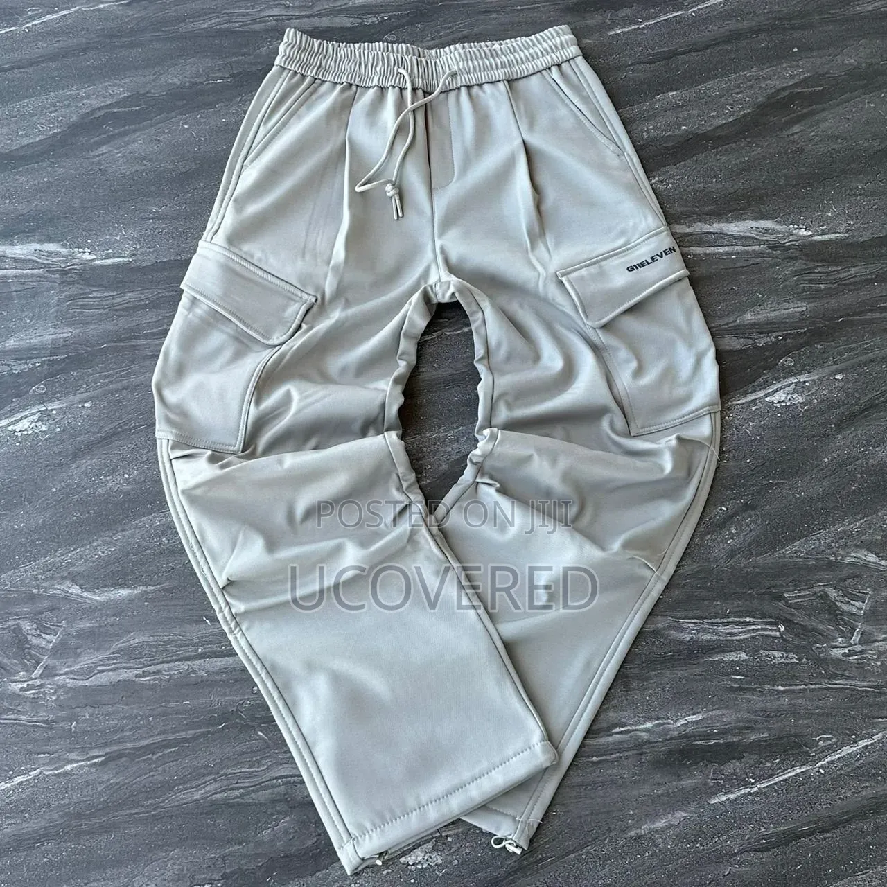 Men's Streetwear Style Cargo Jogger Sweatpants