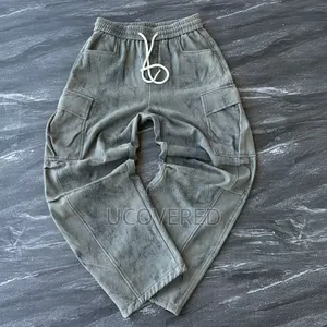 Men's Streetwear Style Cargo Jogger Sweatpants