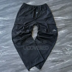Men's Streetwear Style Cargo Jogger Sweatpants