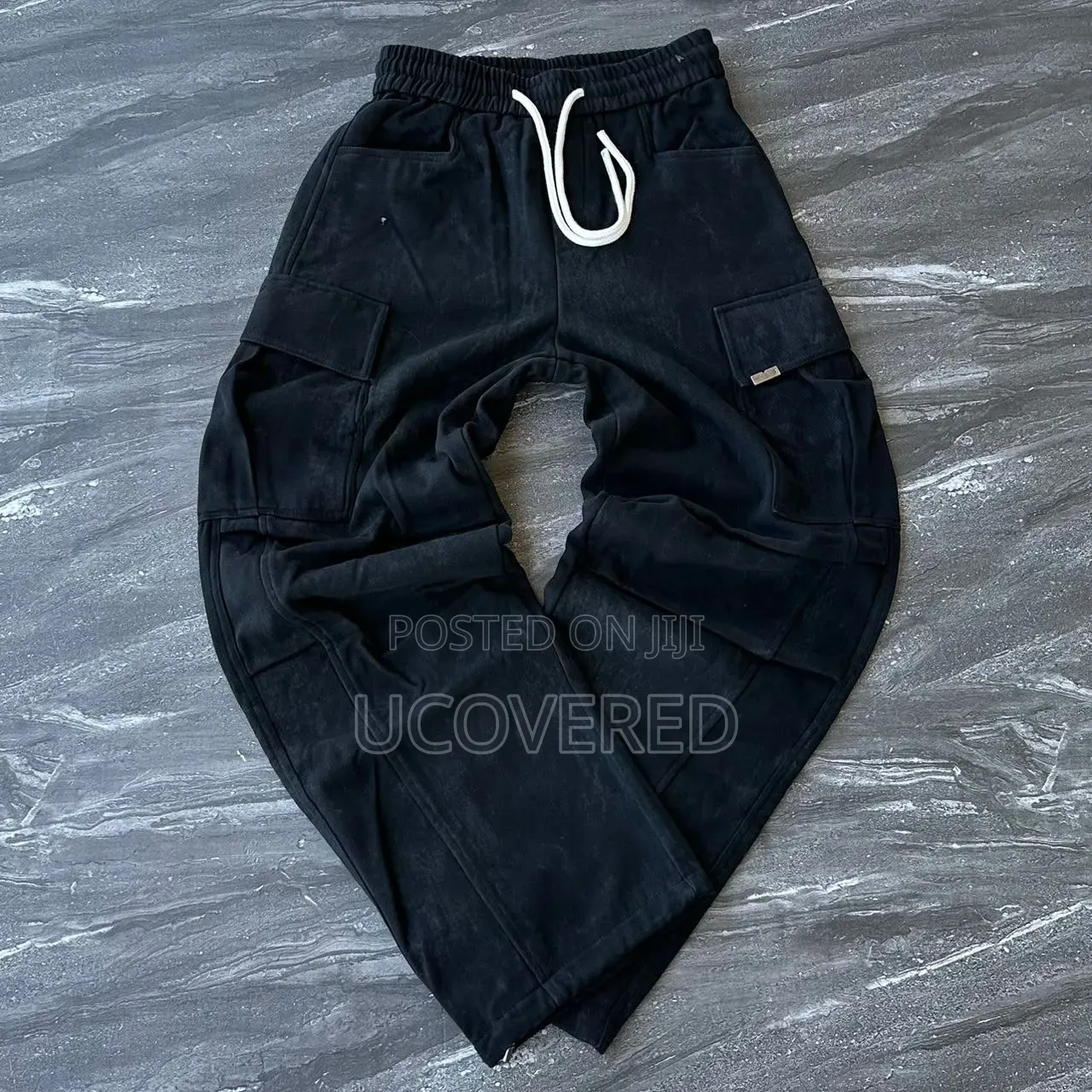 Men's Streetwear Style Cargo Jogger Sweatpants