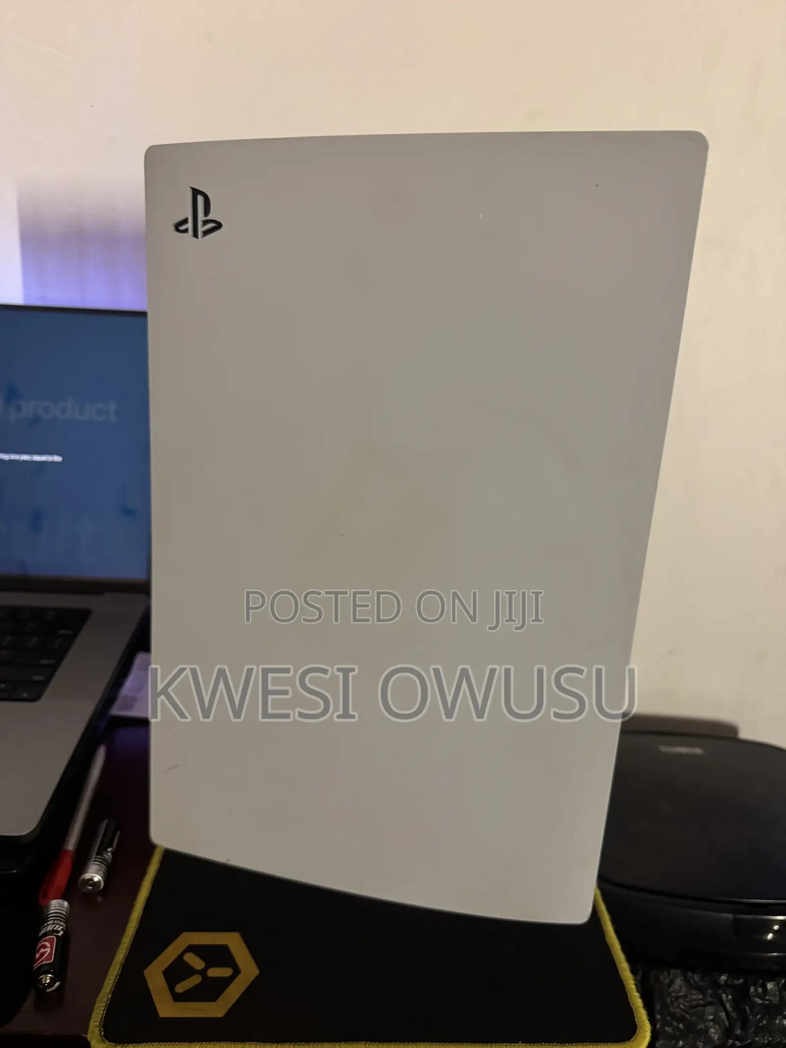 Slightly Used With a Small Crack Sony Playstation 5 Console