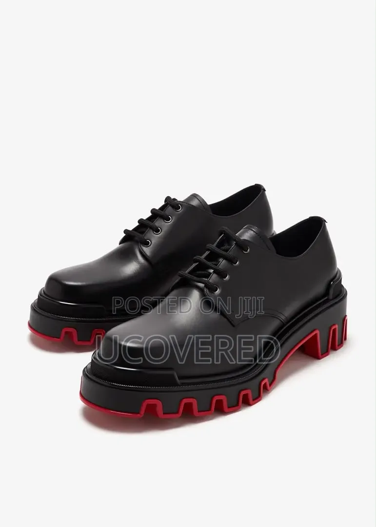 Christian Louboutin Men's Trott Dune Leather Derby Shoes