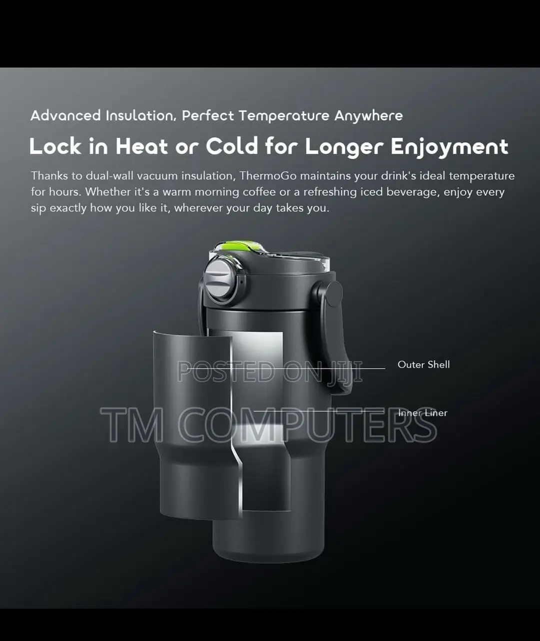Oraimo Thermogo 750ml Stainless Steel Insulated Thermos
