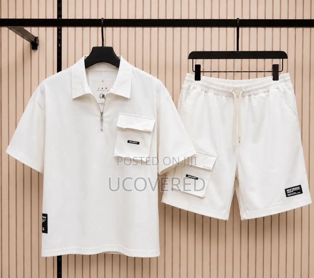 Quality Button Up Shirts + Shorts Two Piece