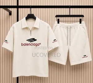 Quality Button Up Shirts + Shorts Two Piece