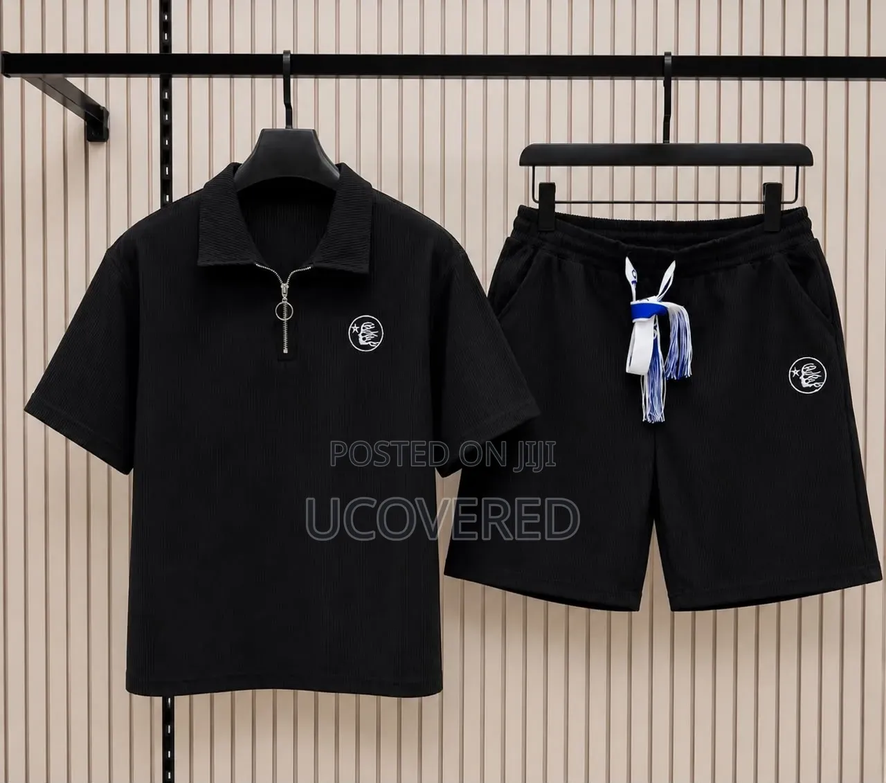 Quality Button Up Shirts + Shorts Two Piece