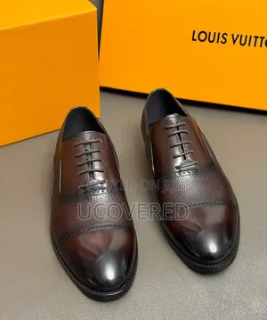 Louis Vuitton Leather Derby Shoes