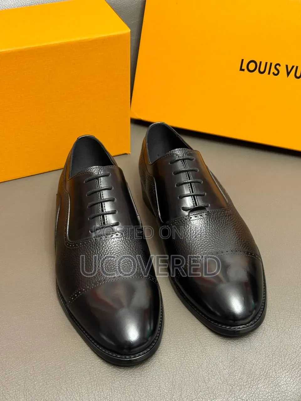 Louis Vuitton Leather Derby Shoes