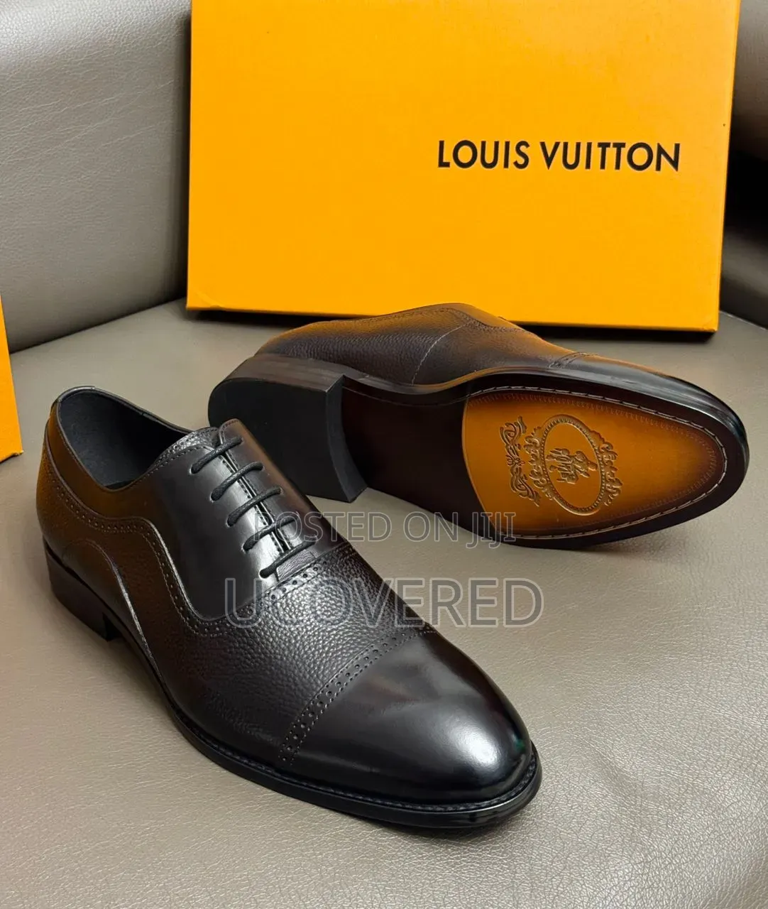 Louis Vuitton Leather Derby Shoes