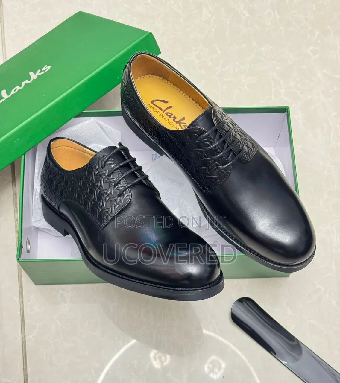 Clarks Leather Oxford Shoes
