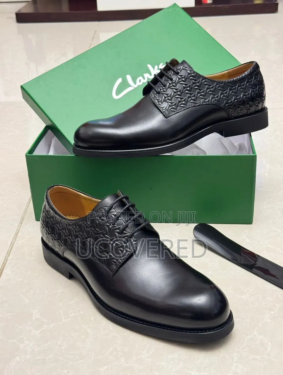 Clarks Leather Oxford Shoes