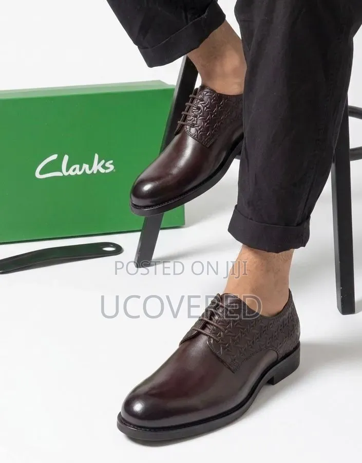 Clarks Leather Oxford Shoes