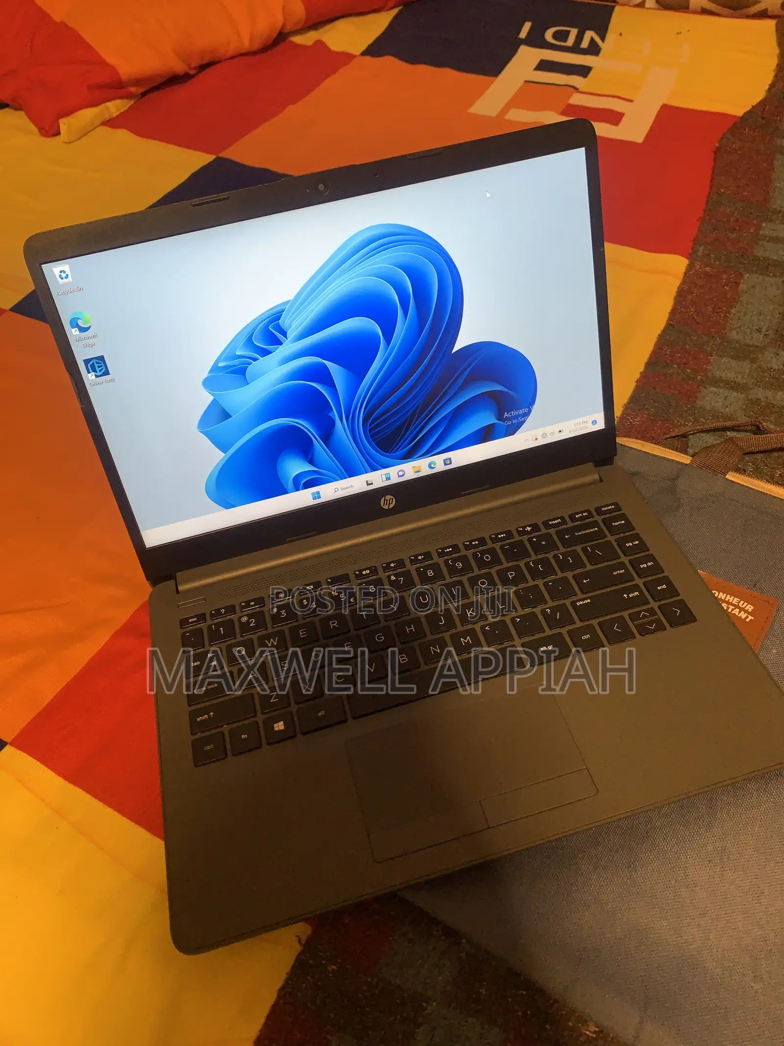 Laptop HP 8GB Intel SSD 500GB