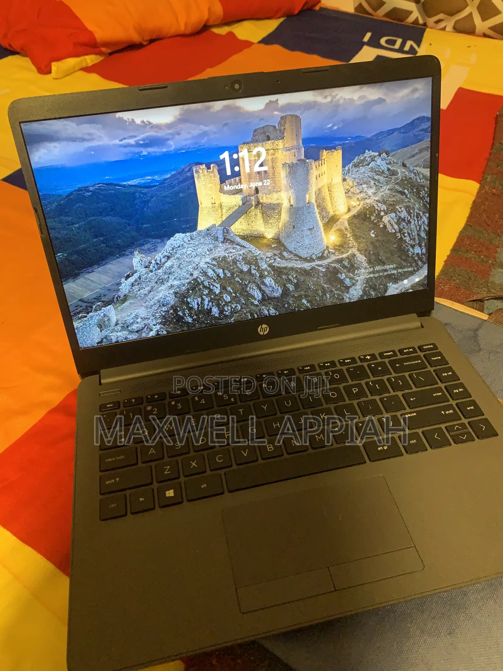 Laptop HP 8GB Intel SSD 500GB