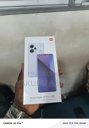 New Xiaomi Redmi Note 13 Pro+ 256 GB Black