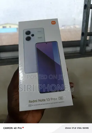 New Xiaomi Redmi Note 13 Pro+ 256 GB Black