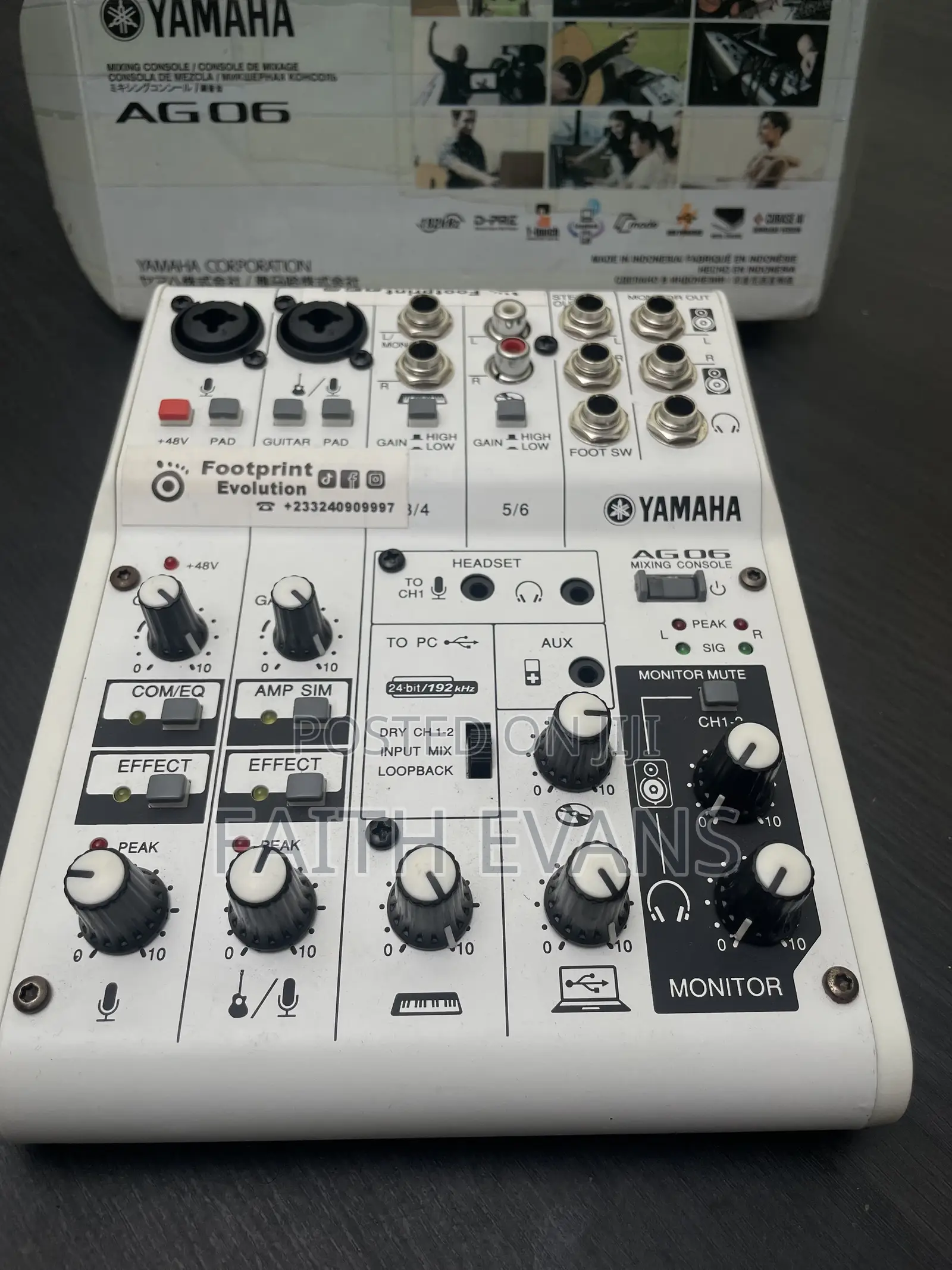 Yamaha Ag06 Sound Mixer Audio Interface for Rent