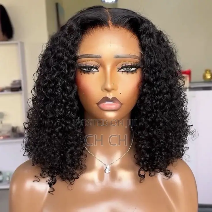 Brand New 20 Inches Long Smart Jerry Curls With a 4by4 Closure